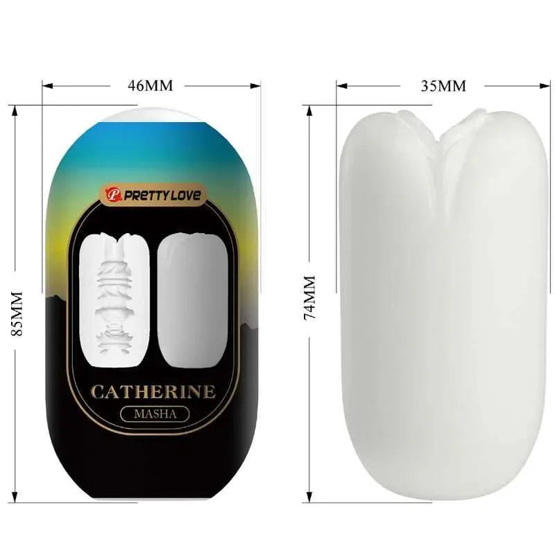 PRETTY LOVE - MASHA MÄNNLICHER MASTURBATOR WEISS - Vanelion Paradise