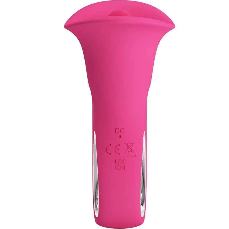 PRETTY LOVE - CLYDE ORALVIBRATOR VIBRIERENDE ZUNGE 12 VIBRATIONEN ROSA - Vanelion Paradise