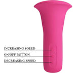 PRETTY LOVE - CLYDE ORALVIBRATOR VIBRIERENDE ZUNGE 12 VIBRATIONEN ROSA - Vanelion Paradise