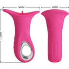PRETTY LOVE - CLYDE ORALVIBRATOR VIBRIERENDE ZUNGE 12 VIBRATIONEN ROSA - Vanelion Paradise