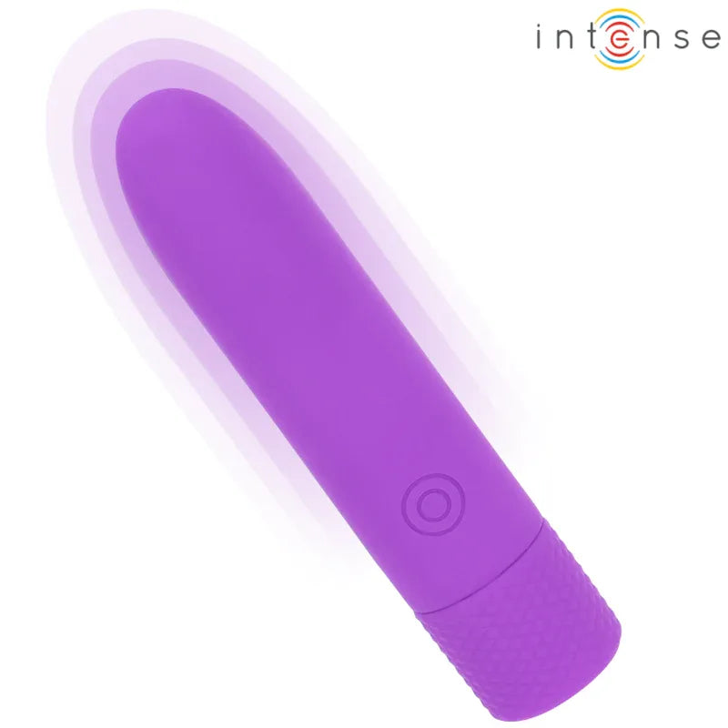 INTENSE - SYMONE USB WIEDERAUFLADBARER VIBRIERENDER BULLET 8 VIBRATIONEN LILA 10 X 2,2 CM - Vanelion Paradise