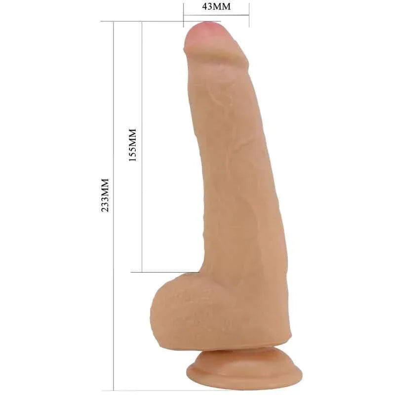 PRETTY LOVE - DRACO REALISTISCHER DILDO 23 CM FLEISCH - Vanelion Paradise