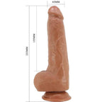 PRETTY LOVE - DRACO REALISTISCHER DILDO 23 CM MODELL 2 FLEISCH - Vanelion Paradise