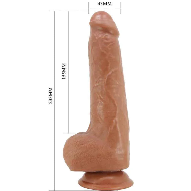 PRETTY LOVE - DRACO REALISTISCHER DILDO 23 CM MODELL 2 FLEISCH - Vanelion Paradise