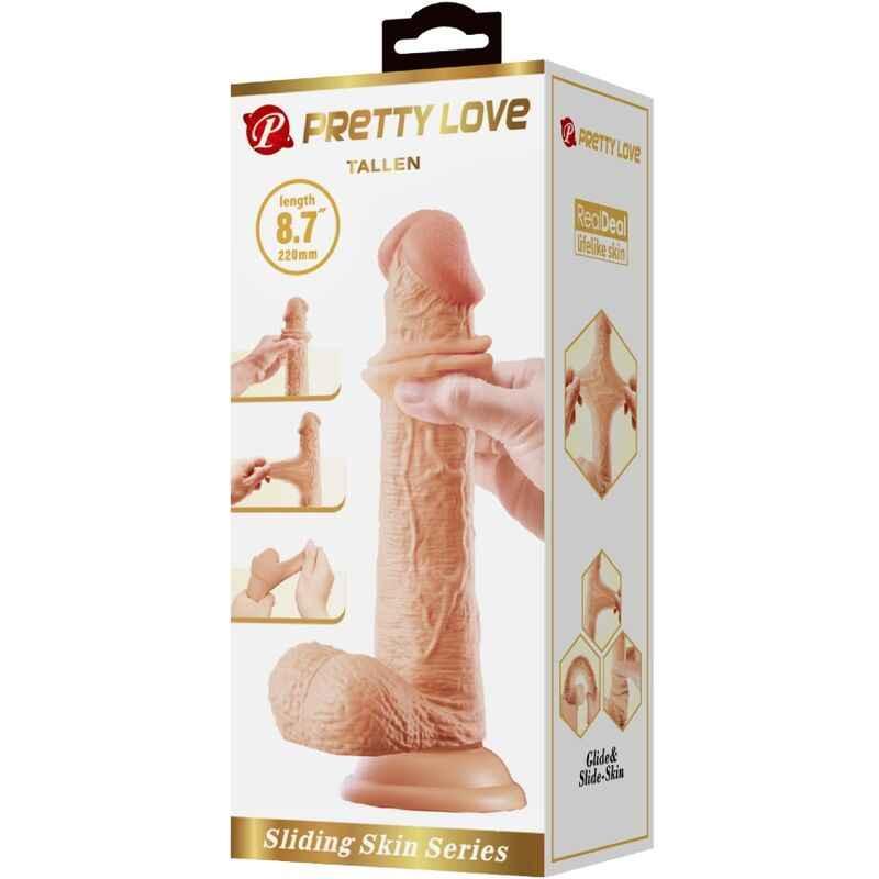 PRETTY LOVE - GROSSER REALISTISCHER DILDO 22 CM FLEISCH - Vanelion Paradise