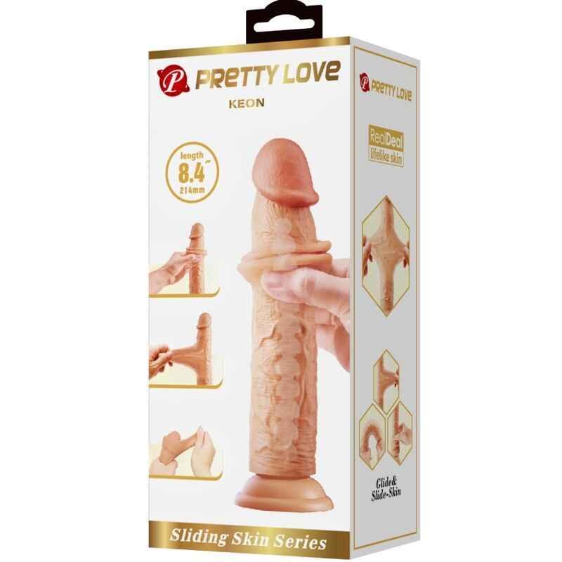 PRETTY LOVE - KEON REALISTISCHER DILDO 21 CM FLEISCH - Vanelion Paradise