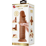 PRETTY LOVE - QUENTIN REALISTISCHER DILDO 18 CM BRAUN - Vanelion Paradise