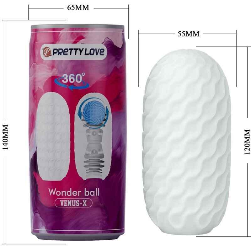 PRETTY LOVE - VENUS X MÄNNLICHER MASTURBATOR MODELL 3 WEISS - Vanelion Paradise