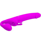 PRETTY LOVE - ZANINI STRAPLESS STRAP-ON 10 VIBRATIONEN LILA - Vanelion Paradise