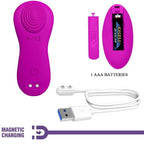 PRETTY LOVE - ROMARIO AUFLEGBARER KLITORIS-STIMULATOR MIT FERNBEDIENUNG ROSA - Vanelion Paradise