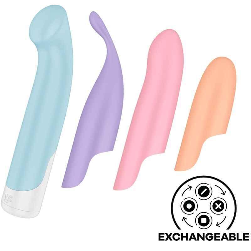 SATISFYER - G-SPOT WAVE 4 12 VIBRATIONSPROGRAMM VIBRATOR DUNKELGRAU - Vanelion Paradise