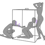 SECRET DOME - KINK CLUB CABIN SCANDALE LILA