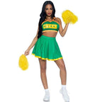 LEG AVENUE - KOSTÜM CHEERLEADER GRÜN M/L - Vanelion Paradise