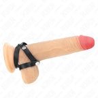 KINK - LEDER PENISRING MIT DRUCKVERSCHLUSS 39 X 1 CM - Vanelion Paradise