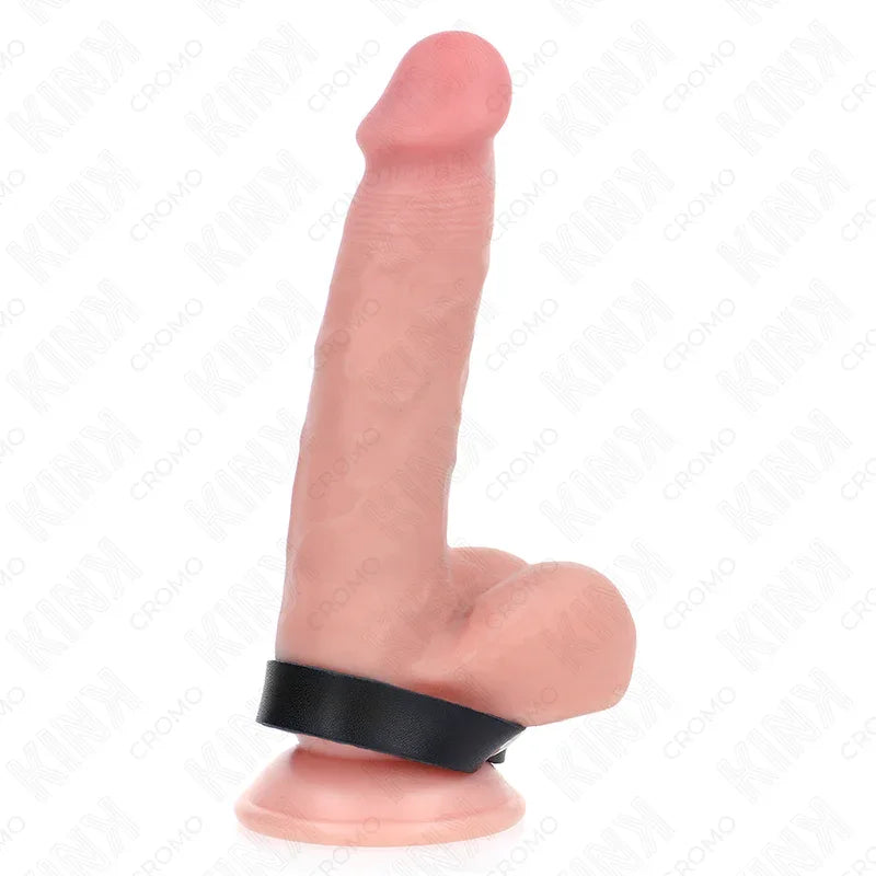 KINK - PENISRING AUS LEDER MIT DRUCKVERSCHLUSS 21,5 X 1,5 CM - Vanelion Paradise