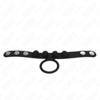 KINK - LEDER PENISRING 3,5 CM MIT DRUCKVERSCHLUSS 23 X 2 CM - Vanelion Paradise