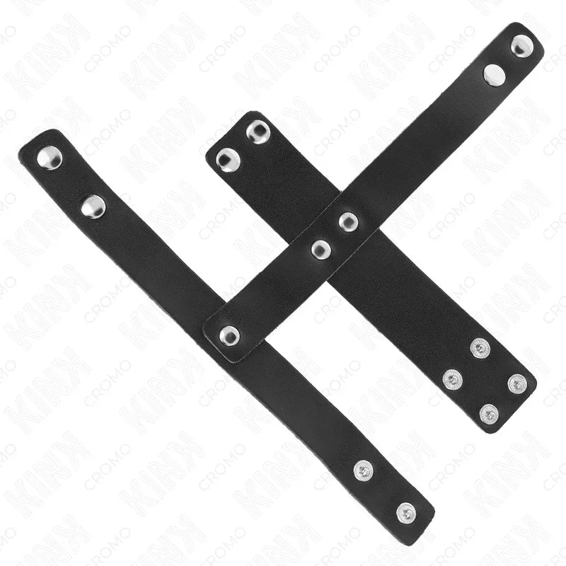 KINK - PENISKÄFIGRING AUS LEDER MIT VERSTELLBAREM HOCKENTRENNER - Vanelion Paradise
