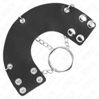 KINK - PENISRING 4 CM KETTE 7 CM METALL MIT LEDERGURTE - Vanelion Paradise