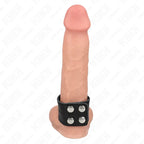 KINK - PENISRING AUS LEDER MIT DRUCKVERSCHLUSS 18,5 X 3,3 CM - Vanelion Paradise