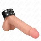KINK - PENISRING AUS LEDER MIT DRUCKVERSCHLUSS 18,5 X 3,3 CM - Vanelion Paradise