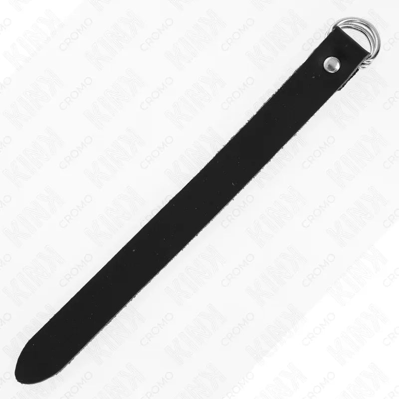 KINK - LEDER PENISRING MIT DRUCKVERSCHLUSS 22 X 2 CM - Vanelion Paradise
