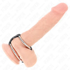 KINK - DOPPELTER PENISRING 3,8 CM BIS 5 CM DURCH LEDER VERBUNDEN - Vanelion Paradise
