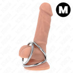 KINK - DREIFACH CHROM METALL PENISRING 3,8 CM BIS 5 CM MODELL 2 - Vanelion Paradise