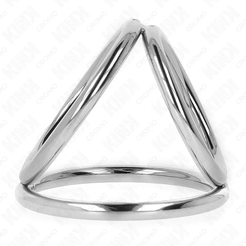 KINK - DREIFACH CHROM METALL PENISRING 3,8 CM BIS 5 CM MODELL 2 - Vanelion Paradise