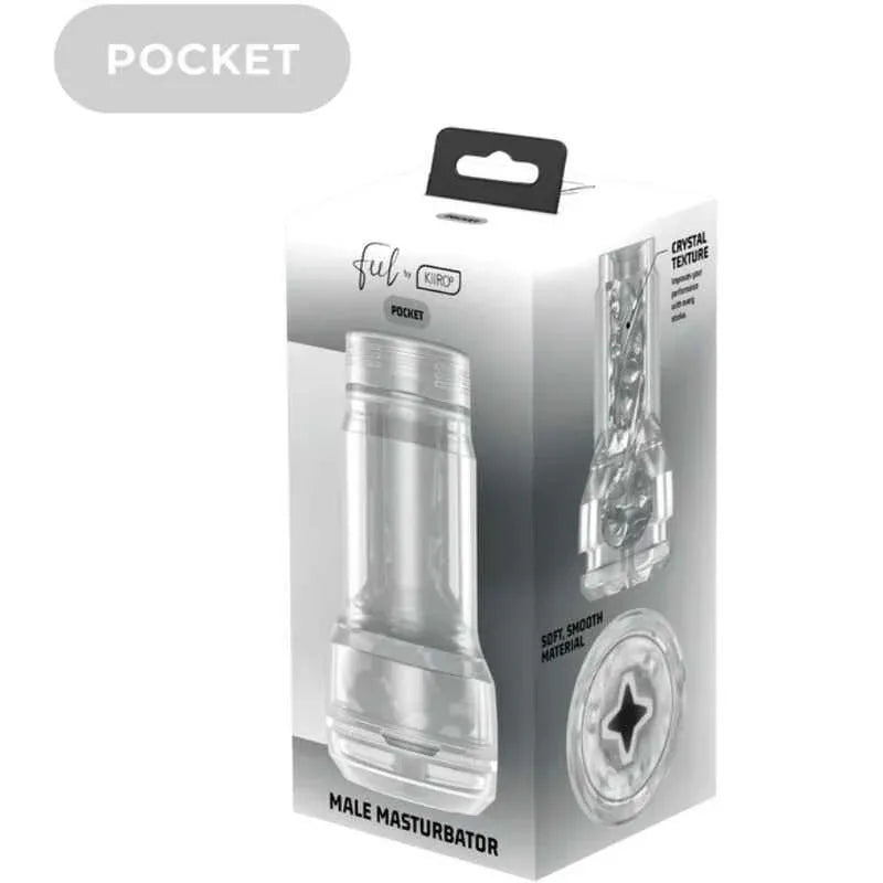 KIIROO - FEEL POCKET STROKER KRISTALL VON KIIROO TRANSPARENT - Vanelion Paradise