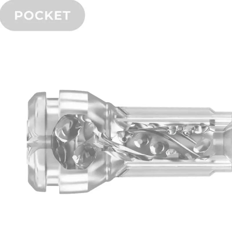 KIIROO - FEEL POCKET STROKER KRISTALL VON KIIROO TRANSPARENT - Vanelion Paradise
