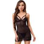 LIVCO CORSETTI FASHION - TIANA LC 20208 CHEMISE + TANGA SCHWARZ S/M - Vanelion Paradise