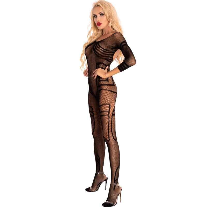 LIVCO CORSETTI FASHION - MELISENDA CF 1709 BADEMANTEL + HEMD + STRING SCHWARZ S - Vanelion Paradise