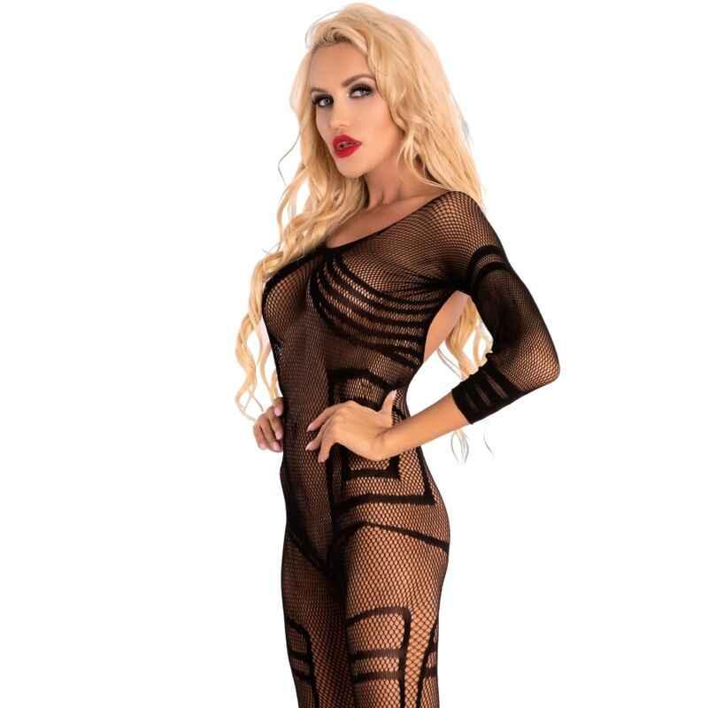 LIVCO CORSETTI FASHION - MELISENDA CF 1709 BADEMANTEL + HEMD + STRING SCHWARZ S - Vanelion Paradise