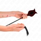 KINK - ROSENFORM QUASTENPEITSCHE AUS SILIKON 45 CM - Vanelion Paradise