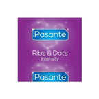 PASANTE - RIBS & DOTS INTENSITY KONDOME 144 EINHEITEN - Vanelion Paradise