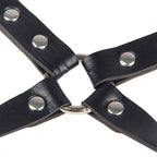 SUBBLIME - 953690 HANDSCHELLEN MIT BONDAGE-GÜRTEL SCHWARZ EINE GRÖSSE - Vanelion Paradise