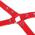 SUBBLIME - 953706 HANDSCHELLEN MIT BONDAGE-GÜRTEL ROT EINE GRÖSSE - Vanelion Paradise