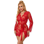 SUBBLIME - 953775 SPITZEN-NACHTHEMD + STRING ROT S/M - Vanelion Paradise