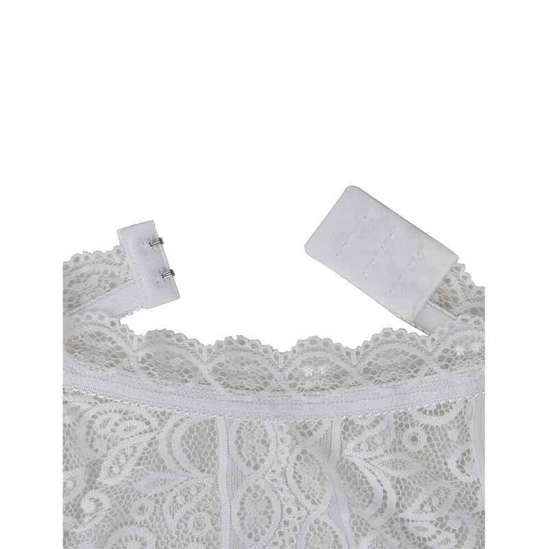 SUBBLIME - 953867 SPITZEN-BODYSUIT WEISS L/XL - Vanelion Paradise