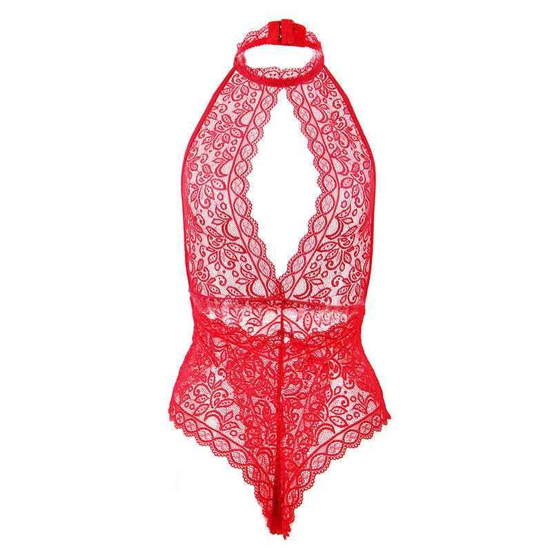 SUBBLIME - 953881 BODYSUIT MIT OFFENEN CUPS ROT L/XL - Vanelion Paradise