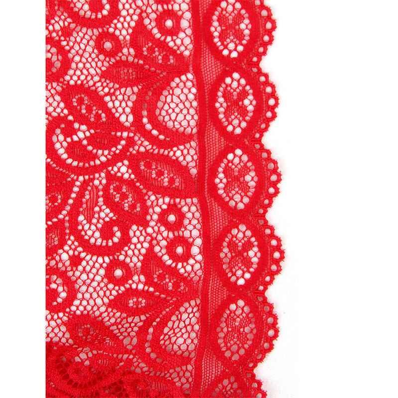 SUBBLIME - 953881 BODYSUIT MIT OFFENEN CUPS ROT L/XL - Vanelion Paradise