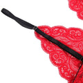SUBBLIME - 953898 NACHTHEMD + HÖSCHEN AUS SEIDE UND SPITZE ROT S/M - Vanelion Paradise