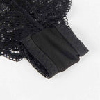 SUBBLIME - 953911 NACHTHEMD + HÖSCHEN AUS SEIDE UND SPITZE SCHWARZ S/M - Vanelion Paradise