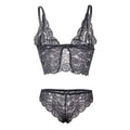 SUBBLIME - 953928 NACHTHEMD + HÖSCHEN AUS SEIDE UND SPITZE SCHWARZ L/XL - Vanelion Paradise