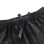 SUBBLIME - 953942 LÄSSIGE SEIDENNACHTHEMD + SPITZENHOSE SCHWARZ L/XL - Vanelion Paradise