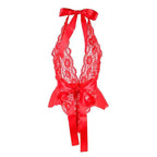 SUBBLIME - 953973 SEXY BODY MIT RÜSCHEN + GÜRTEL ROT S/M - Vanelion Paradise