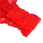 SUBBLIME - 953973 SEXY BODY MIT RÜSCHEN + GÜRTEL ROT S/M - Vanelion Paradise