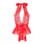 SUBBLIME - 953973 SEXY BODY MIT RÜSCHEN + GÜRTEL ROT S/M - Vanelion Paradise