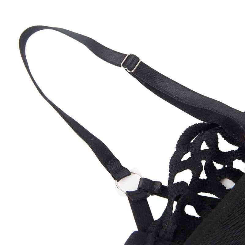 SUBBLIME - 954055 SEXY SPITZEN-BODY SCHWARZ S/M - Vanelion Paradise
