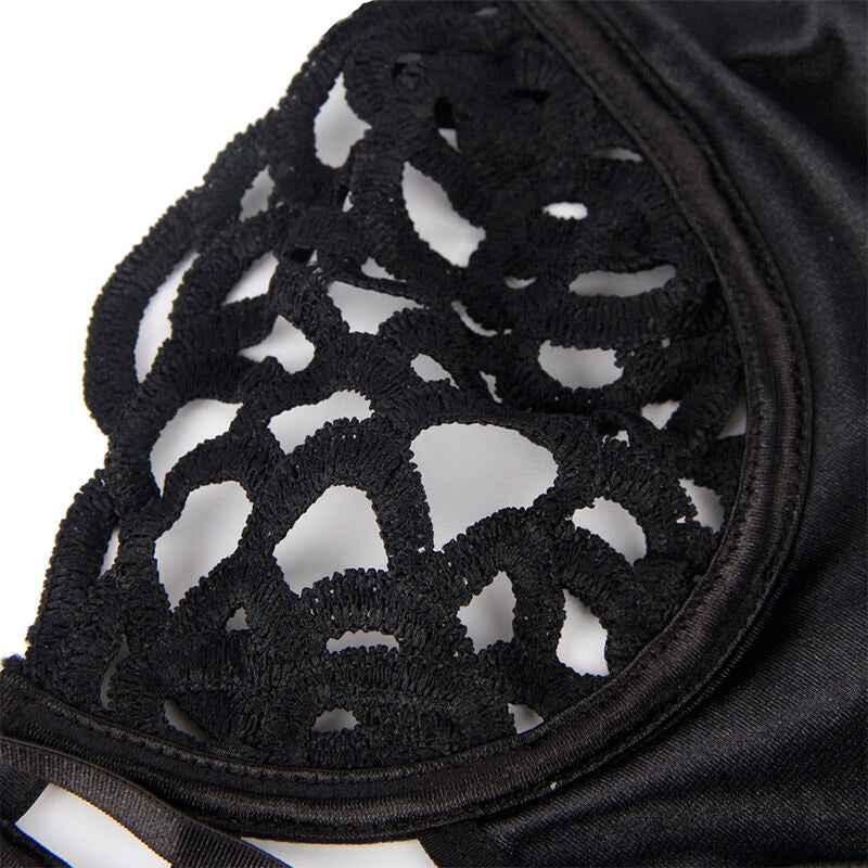 SUBBLIME - 954055 SEXY SPITZEN-BODY SCHWARZ S/M - Vanelion Paradise